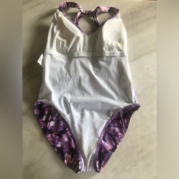 Magicsuit good vibes Trudy one piece swimsuit purple tie dye sz 10 - Picture 7 of 7